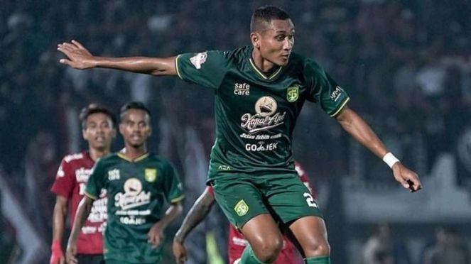 Pertandingan Liga 1 2019 antara Bali United kontra Persebaya Surabaya