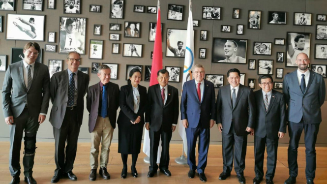Pertemuan Wakli Presiden Jusuf Kalla dengan Presiden OIC, Thomas Bach 