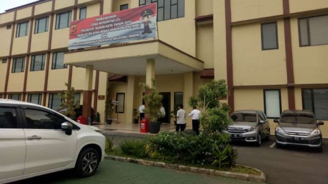 Kantor Kepolisian Resor Kota (Polresta) Bogor Kota.