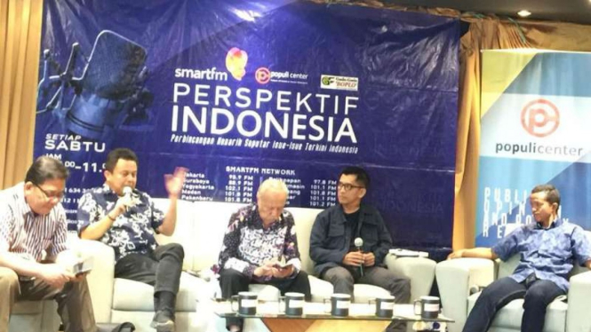 Diskusi soal pelaksanaan Pemilu 2019 di Jakarta, 18 Mei 2019.