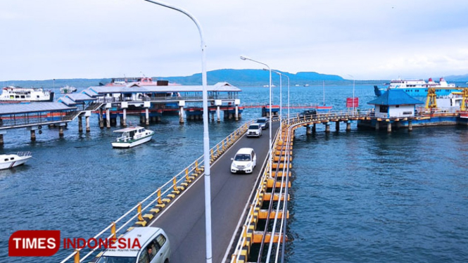 Pelabuhan Ketapang, Banyuwangi. (FOTO: Agung Sedana/ TIMES Indonesia)