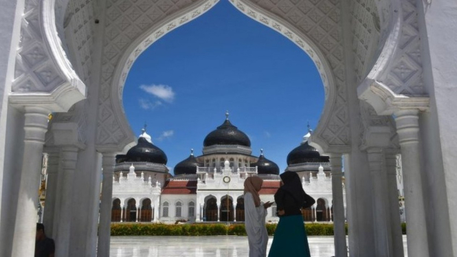 Masjid Baiturahman, Banda Aceh. - AFP