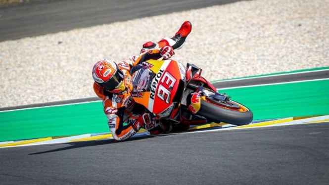 Pembalap Repsol Honda, Marc Marquez