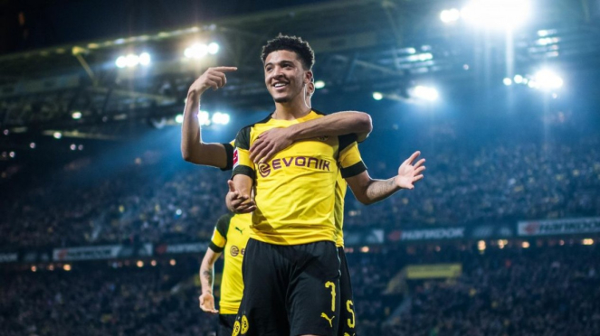 Penyerang sayap Borussia Dortmund, Jadon Sancho