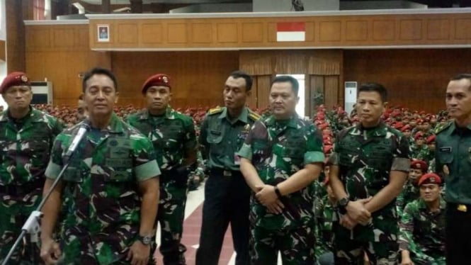 Kepala Staf TNI AD Jenderal Andika Perkasa, Senin, 20 Mei 2019.
