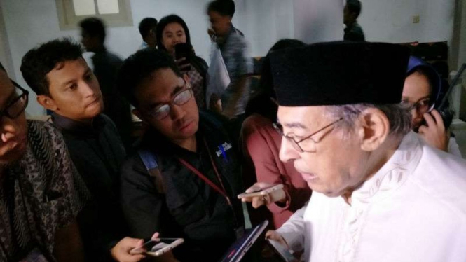 Cendikiawan muslim Muhammad Quraish Shihab di Jakarta.