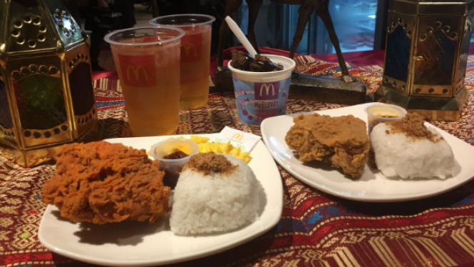 Menu Ayam Serundeng Sambal Terasi Mc Donald