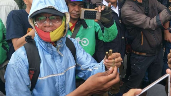 Warga Temukan Sejumlah Peluru Karet  Usai Bentrokan di Jatibaru