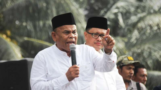 Mantan menteri pertahanan Gerakan Aceh Merdeka Zakaria Saman.