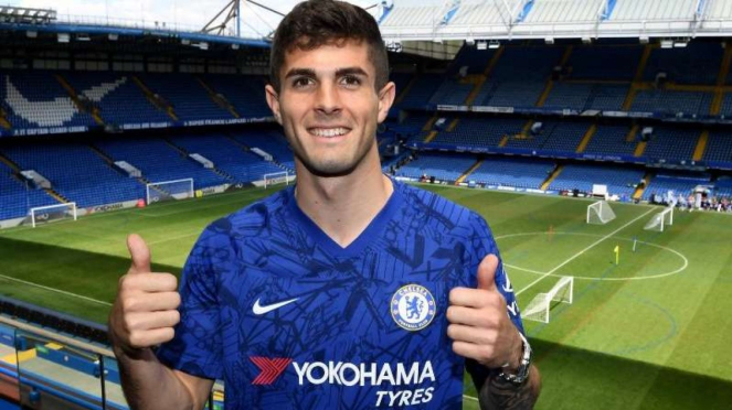 Pemain baru Chelsea, Christian Pulisic.