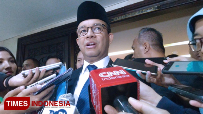 Gubernur DKI Jakarta Anies Rasyid Baswedan. (FOTO: Rizki Amana/TIMES Indonesia)