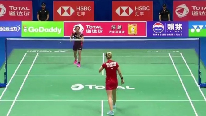 Pertandingan Fitriani vs Mia Blichfeldt