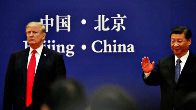 Tiga Pelajaran Bisnis dari Perang Dagang China vs AS. (FOTO: Reuters/Jonathan Ernst)