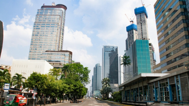 Jalanan di MH Thamrin