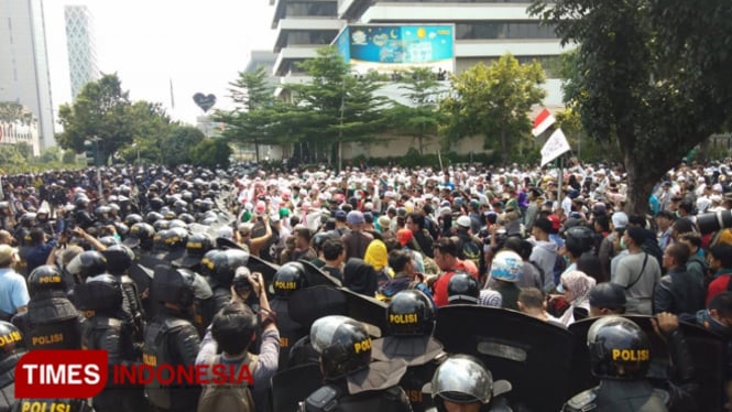 Aksi 22 Mei, yang terjadi dari tanggal 21 hingga 22 Mei 2019, di Jakarta, (FOTO: Dok. TIMES Indonesia)