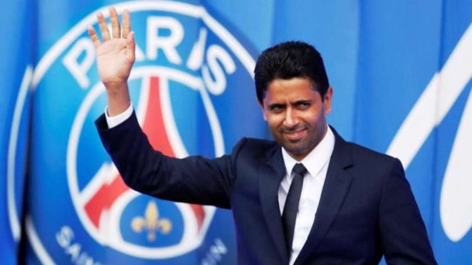 Presidente de París St. Jermen (PSG) Nasser al-Heiifi
