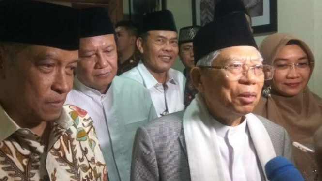 Calon wakil presiden nomor urut 01 Ma'ruf Amin