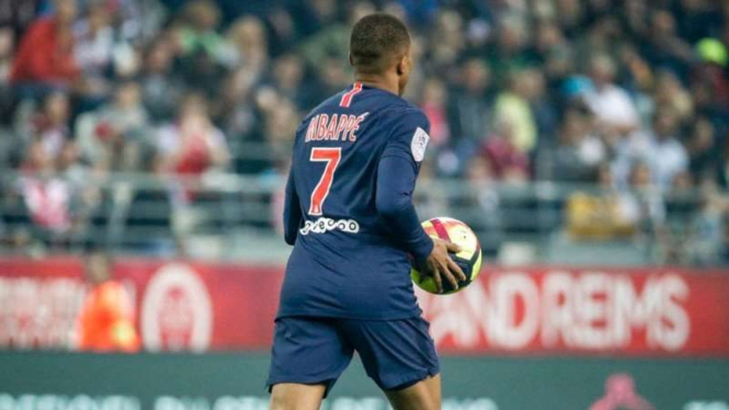 Penyerang Paris Saint-Germain (PSG), Kylian Mbappe