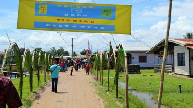 Bodo Kupat di Suriname. (FOTO: Dok. KBRI Paramaribo)