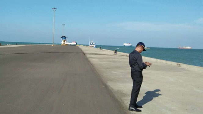 Pelabuhan Bandar Bakau Jaya (BBJ) di Desa Margagiri, Bojonegara, Serang, Banten.