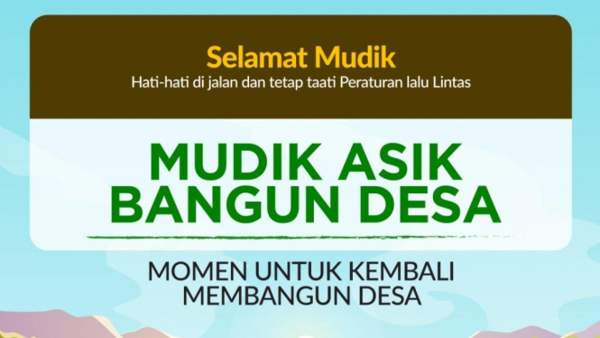 Mudik Asik Bangun Desa