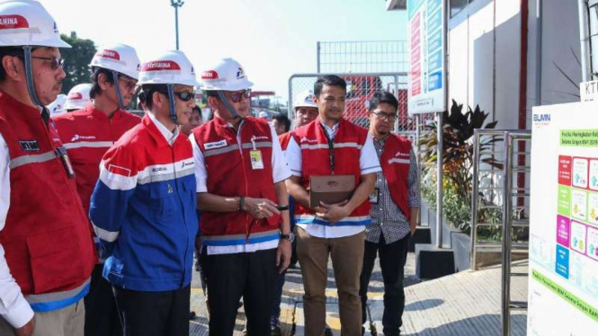 Pertamina cek pasokan BBM.