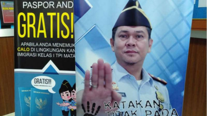 Iklan dan baliho antikorupsi kanim klas I Imigrasi Mataram diturunkan usai OTT 