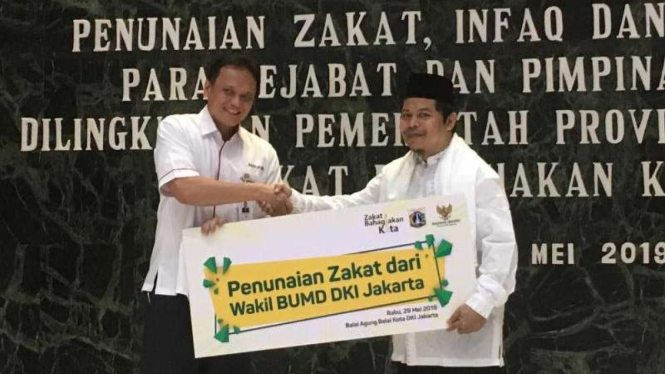 Bank DKI Penyumbang Zakat Terbesar BUMD DKI Jakarta Tahun 2018
