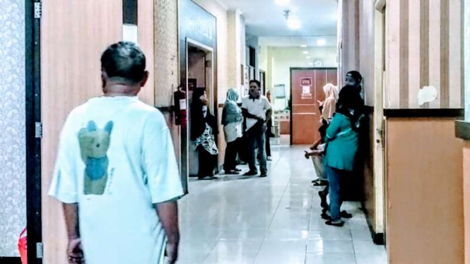 Ruang perawatan di Rumah Sakit Polri Raden Said Sukanto, KramatJati, Jakarta Timur.
