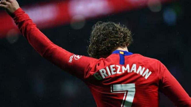 Antoine Griezmann saat masih membela Atletico Madrid