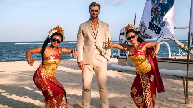 Chris Hemsworth di Bali