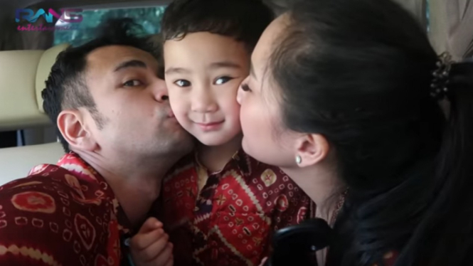 Raffi Ahmad, Rafathar dan Nagita Slavina.