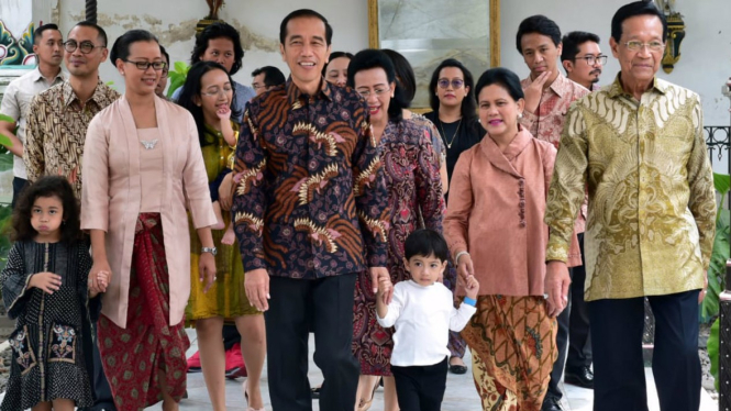 Presiden Jokowi ajak cucunya Jan Ethes silaturahmi ke Sultan HB X