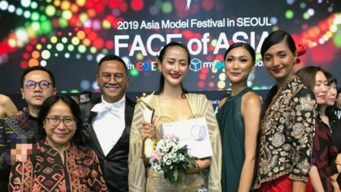 Ayuma menyabet juara Face of Asia di Seoul