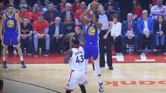 Andalan Golden State Warriors, Kevin Durant di NBA Finals lawan Raptors