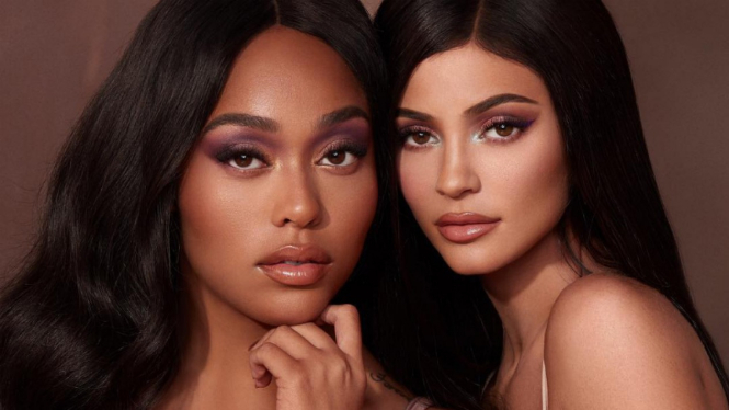 Jordyn Woods dan Kylie Jenner.