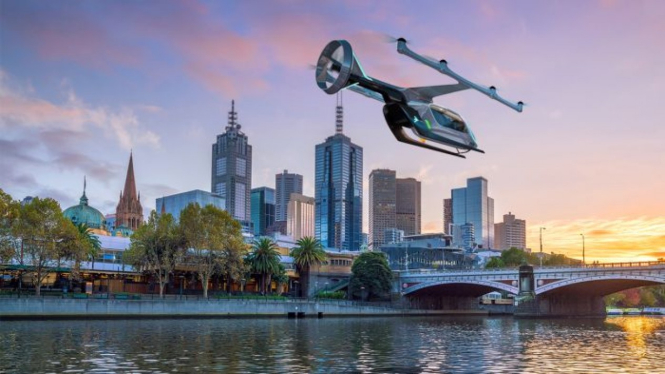 Uber memilih Melbourne bersama Dallas dan Los Angeles untuk melakukan uji coba layanan taksi udara di tahun 2020.