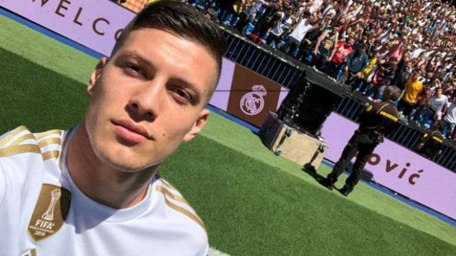 Striker Real Madrid, Luka Jovic.