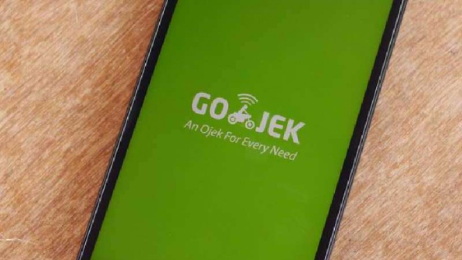 Aplikasi Gojek.