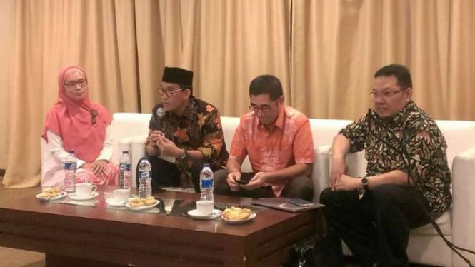 Pakar Hukum Tata Negara, Refly Harun dalam sebuah diskusi di kawasan Jakarta Pus