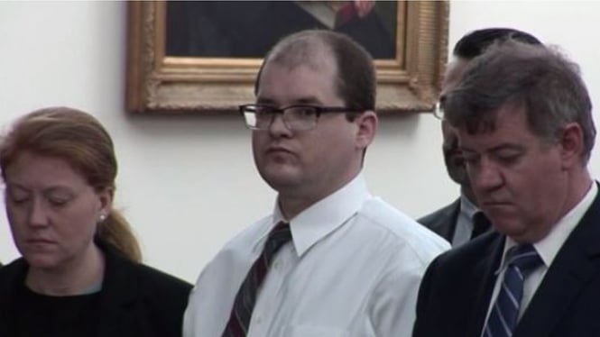Timothy Ray Jones (tengah) dijatuhi hukuman mati meski mantan istri membelanya.-CBS