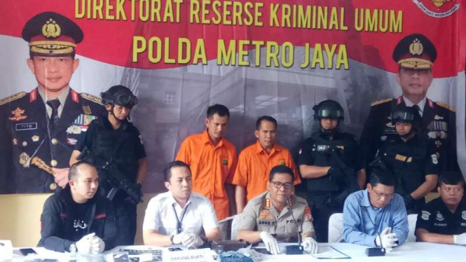 Komplotan curanmor di Bekasi dibekuk polisi.