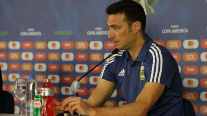 Pelatih Argentina, Lionel Scaloni.