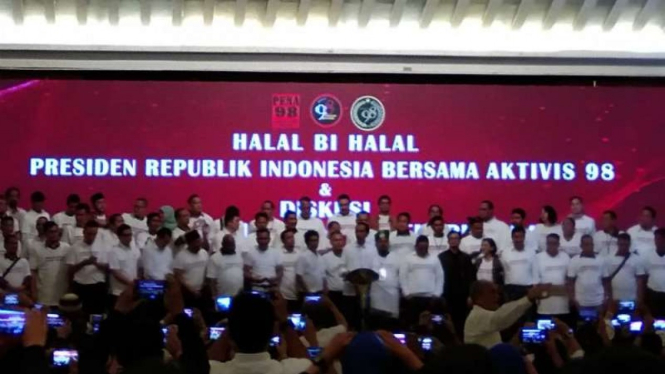 Halal bi Halal Jokowi dengan aktivis 98.