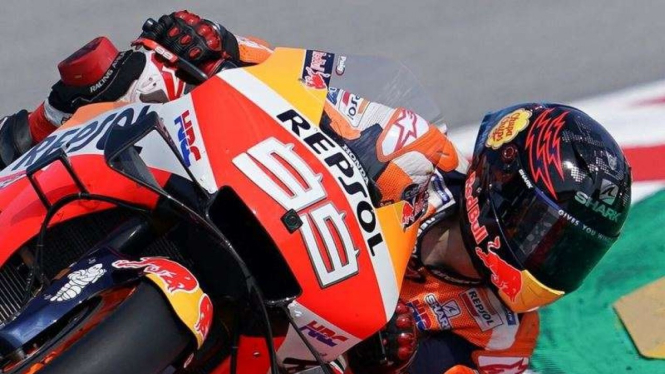 Pembalap Tim Repsol Honda, Jorge Lorenzo