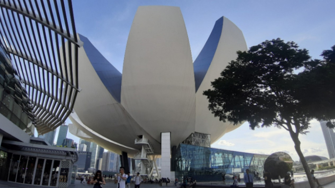 ArtScience Museum di Singapura.