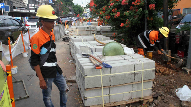 Revitalisasi Trotoar di Jakarta