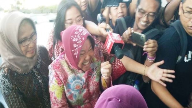 Wali Kota Surabaya Tri Rismaharini diperiksa Kejaksaan Tinggi Jatim