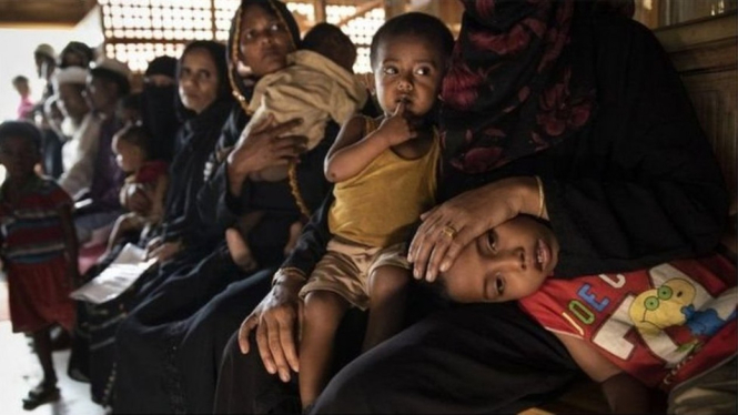 Para pengungsi Rohingya di kamp-kamp Bangladesh diliputi ketakutan atas program repatriasi ke Myanmar. - Getty Images