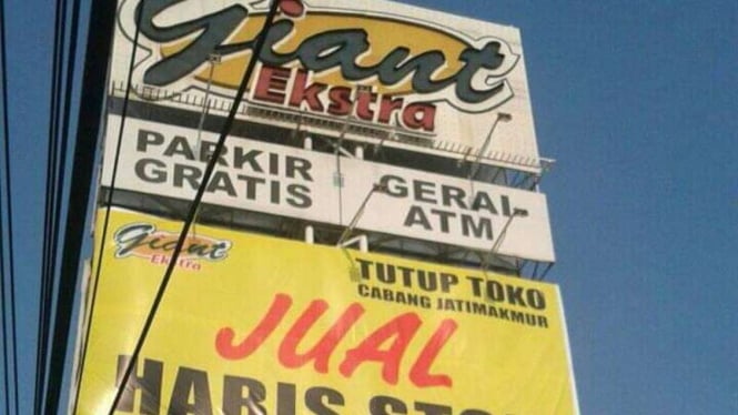 Rencana Penutupan Enam Toko Giant Tak Pengaruhi Saham Hero